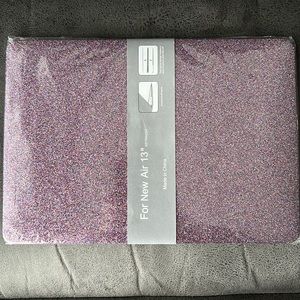 MacBook Air 13” Purple Glitter Top Cover